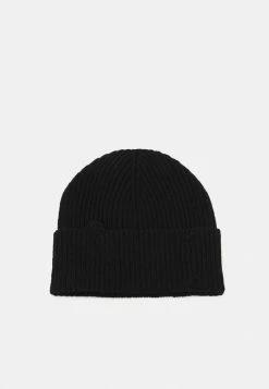 Han Kjøbenhavn DISTRESSED BEANIE UNISEX - Beanie - Black