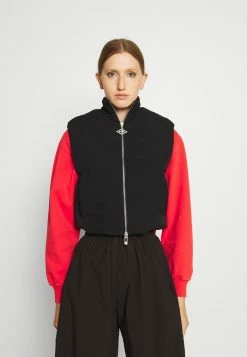 Han Kjøbenhavn PADDED ZIP VEST - Waistcoat - Black