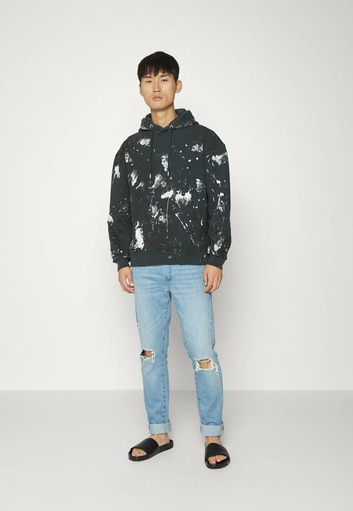 LOGO BULKY HOODIE PAINT - Hoodie - faded black Han Kjøbenhavn LOGO BULKY HOODIE PAINT - Hoodie - Faded Black -Han Kjøbenhavn Shop e461ccba836841308d91834d43506f40