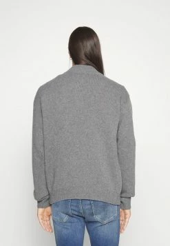 Han Kjøbenhavn ZIP TURTLENECK - Jumper - Grey Melange -Han Kjøbenhavn Shop e669fd19ccec4e1faf85d05754b5c427