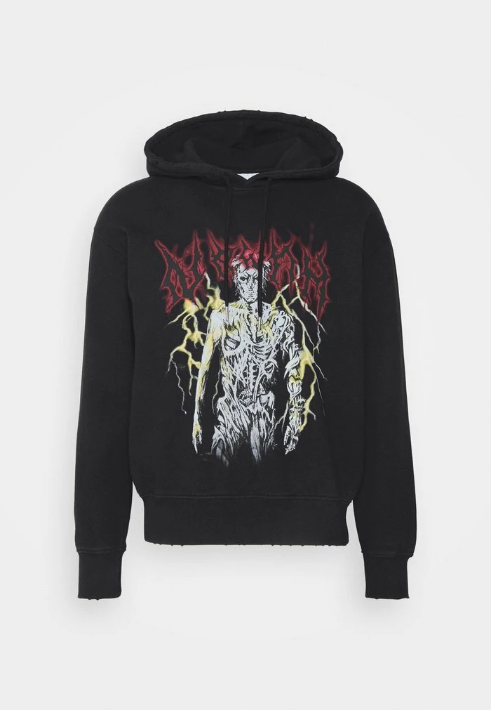 ARTWORK HOODIE - Sweatshirt - faded black Han Kjøbenhavn ARTWORK HOODIE - Sweatshirt - Faded Black -Han Kjøbenhavn Shop ea2c2fcc5c2149cab96decb226e0c978