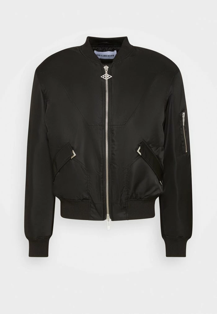 BOMBER - Bomber Jacket - black Han Kjøbenhavn BOMBER - Bomber Jacket - Black -Han Kjøbenhavn Shop ebd73626ddb246788b11cff76eef4a5f