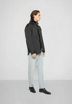 Han Kjøbenhavn HALF ZIP - Sweatshirt - Black/gold -Han Kjøbenhavn Shop edc5062bad7e49b893f63a329ffec8d1