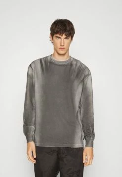 Han Kjøbenhavn BOXY TEE LONG SLEEVE - Long Sleeved Top - Black