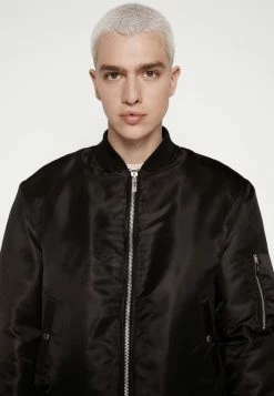 Han Kjøbenhavn JACKET CROPPED - Bomber Jacket - Black -Han Kjøbenhavn Shop f6905056e45548de8b2ac9dd4d398622