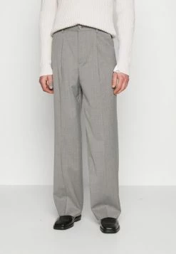 Han Kjøbenhavn BOXY SUIT PANTS - Trousers - Grey -Han Kjøbenhavn Shop f69b5b95897844ed92d085124a4d436f