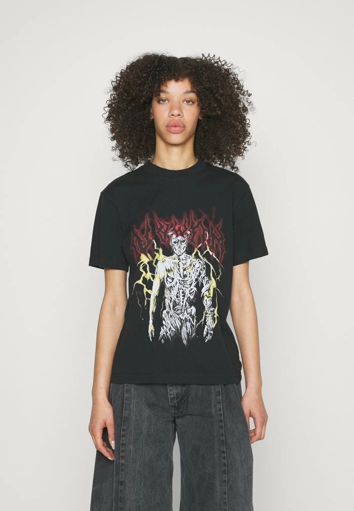 ARTWORK TEE SHORT SLEEVE - Print T-shirt - faded black Han Kjøbenhavn ARTWORK TEE SHORT SLEEVE - Print T-shirt - Faded Black -Han Kjøbenhavn Shop f7a0a7f8a1064b8fa67745d4ff680bfc