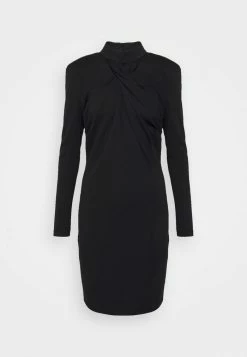 Han Kjøbenhavn SHARP TWISTED DRAPE DRESS - Jersey Dress - Black -Han Kjøbenhavn Shop fc18062ee811400cb74a0006842be0c5