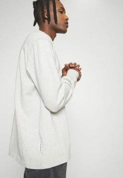 Han Kjøbenhavn DISTRESSED LONG SLEEVE - Sweatshirt - Grey Melange -Han Kjøbenhavn Shop fd889eeacc33474aa9d5cea91a128617